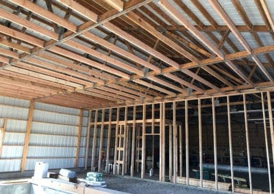 pool room under construction